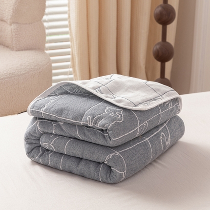 91家纺网 家纺一手货源 找家纺 （总）乐家毛巾被（工厂自产自销） 2025春夏新款亲肤舒适六层纱布被