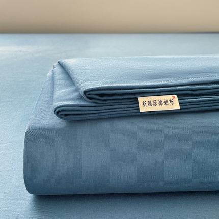 91家纺网 家纺一手货源 找家纺 （总）（提供买家秀 爆款花型 不断货）2025新款全棉纯色老粗布单床单