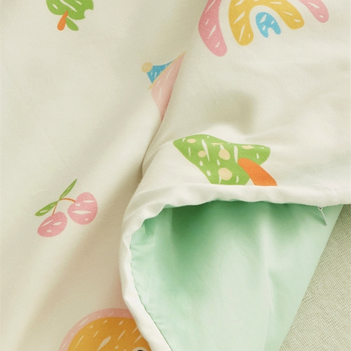 91家纺网 家纺一手货源 找家纺 艾佳宝贝 2025新款A类儿童全棉多功能单被套可拆式夏被 贪吃蛇