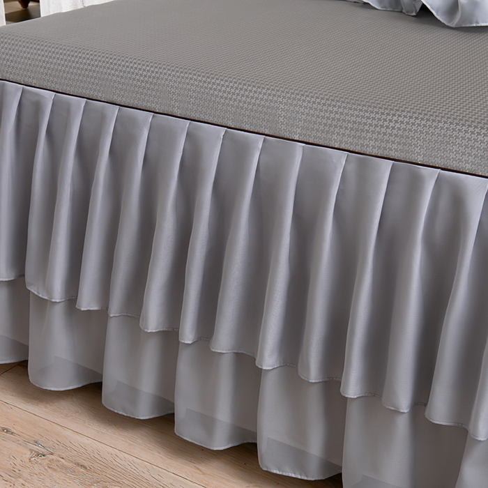 91家纺网 家纺一手货源 找家纺 （总）家之硕家纺 2025新款冰丝凉席床裙款三件套