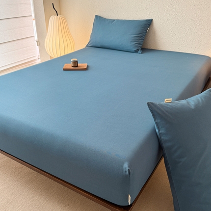 （总）（提供买家秀 爆款花型 不断货）2025新款全棉纯色老粗布单床笠