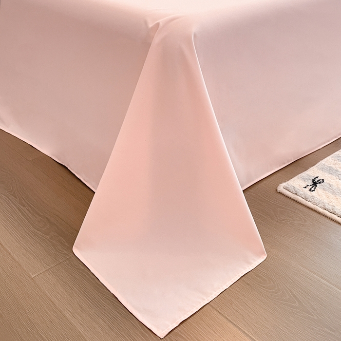 91家纺网 家纺一手货源 找家纺 优卡迪家纺馆 2025新款水洗棉毛巾绣四件套（下载文件夹包含买家秀） 国色天香-玉粉