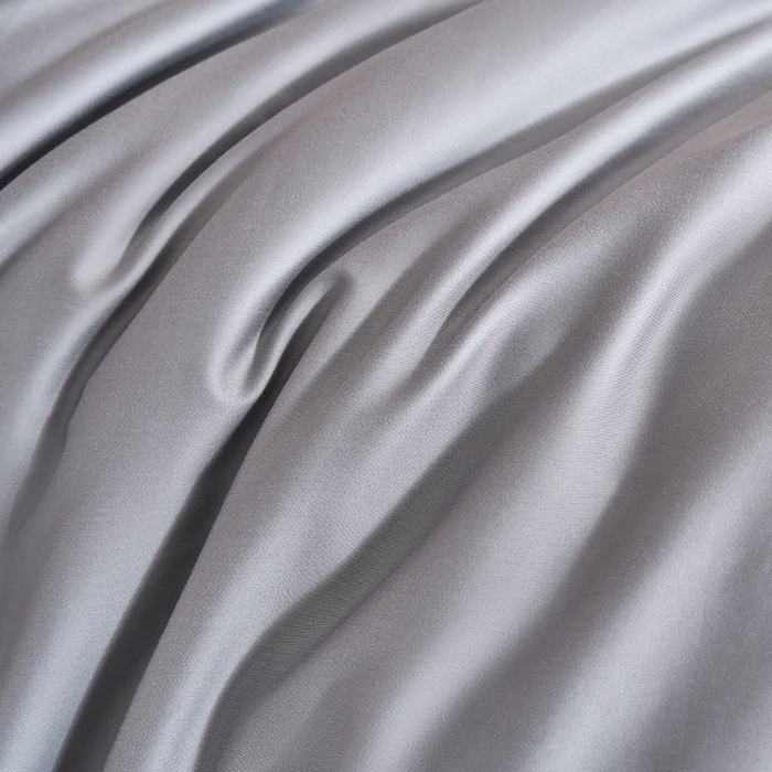 91家纺网 家纺一手货源 找家纺 闲鱼家纺 2025新款亲肤舒适60S黑标A类全棉纯色四件套单被套单床笠-风格一单被套单床笠-风格二 星辰灰