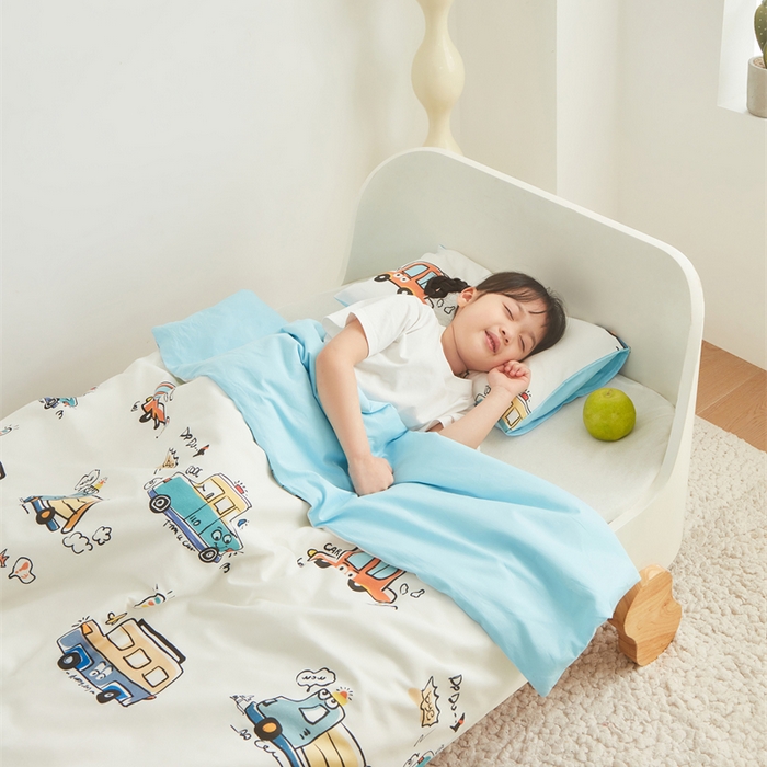 91家纺网 家纺一手货源 找家纺 （总）艾佳宝贝 2025新款A类儿童全棉多功能单被套可拆式夏被四季被子