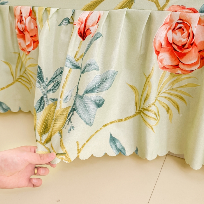 91家纺网 家纺一手货源 找家纺 莎臣豹 2025新款植物羊绒单品单件单床裙可配床裙三件套 如沐春风