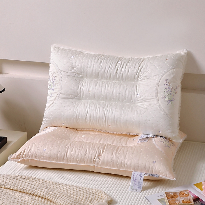 91家纺网 家纺一手货源 找家纺 （总）糖果枕芯 2025新款薰衣草花边护颈枕情侣随礼助眠枕头