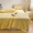 91家纺网 家纺一手货源 找家纺 贝扬思家纺 云感单品床笠系列 床单 米黄泡泡