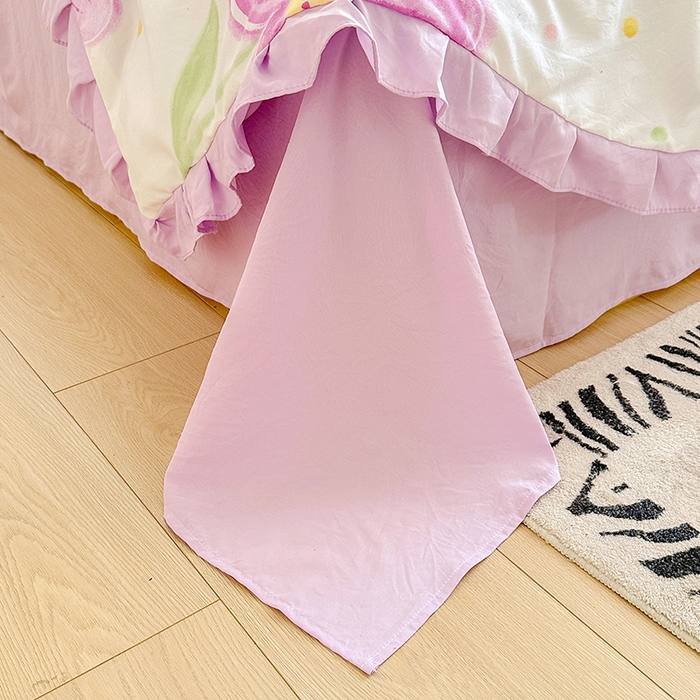 91家纺网 家纺一手货源 找家纺 佳一家纺 2025新款亲肤水洗棉夏被 夏日如花