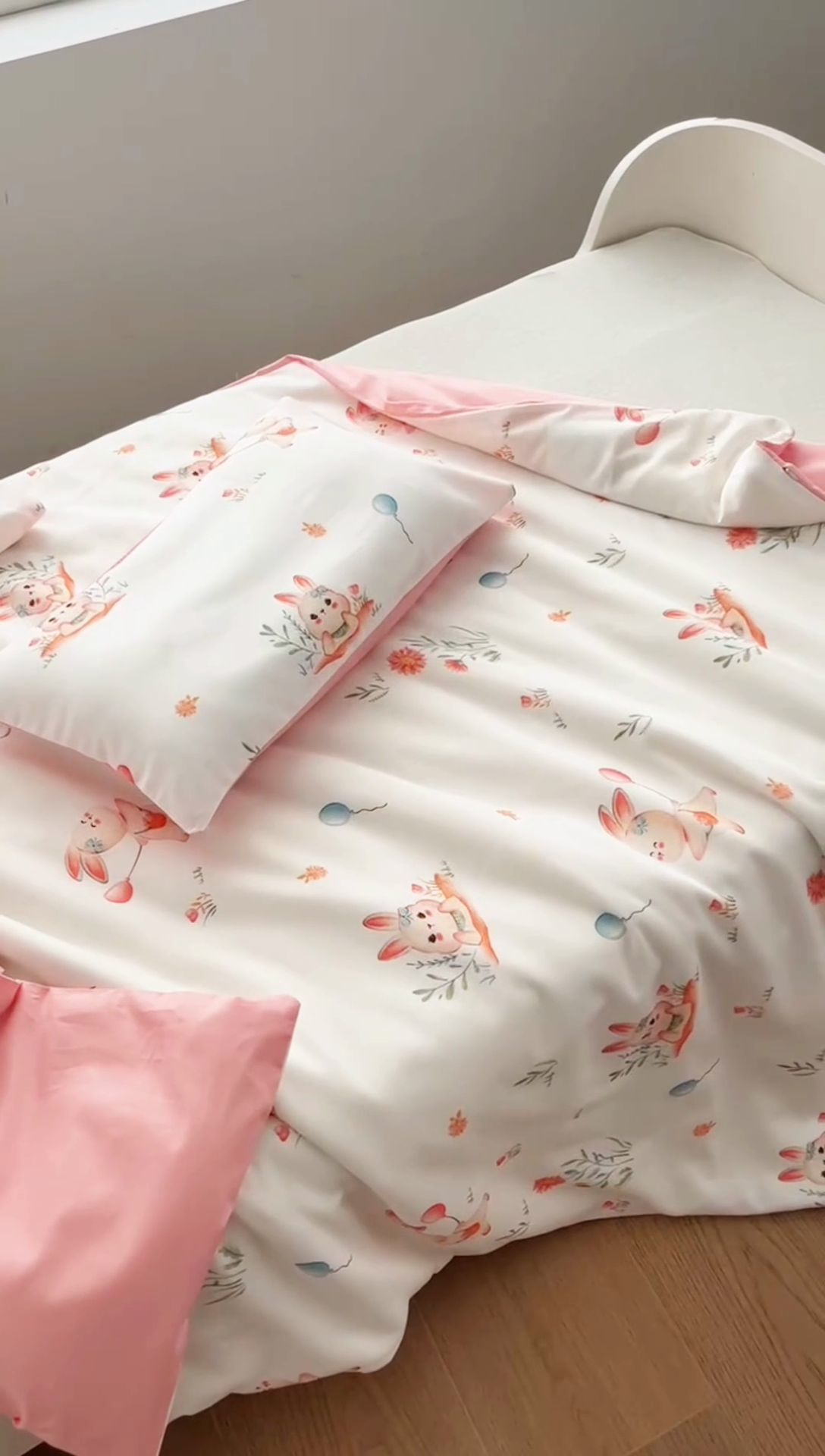 91家纺网 家纺一手货源 找家纺 艾佳宝贝 2025新款A类儿童全棉多功能单被套 春日游玩