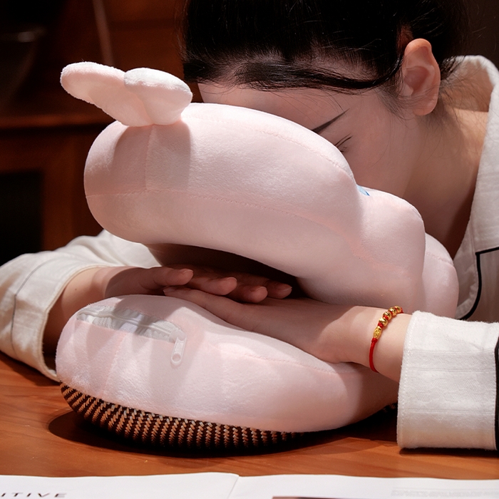 91家纺网 家纺一手货源 找家纺 （总）仟亿莱 2025新款卡通冰藤凉席双面午睡枕