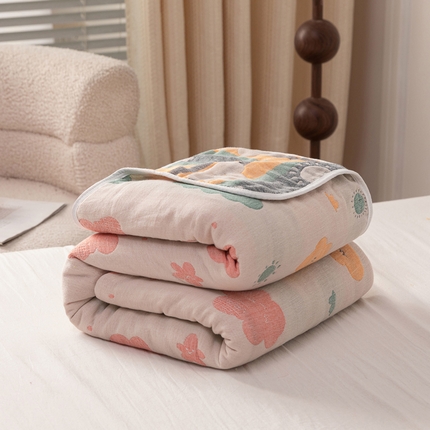 91家纺网 家纺一手货源 找家纺 （总）乐家毛巾被（工厂自产自销） 2025春夏新款亲肤舒适六层纱布被