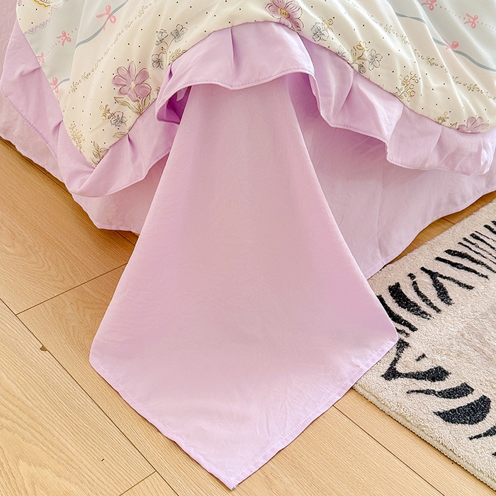 91家纺网 家纺一手货源 找家纺 佳一家纺 2025新款亲肤水洗棉夏被 遇见春天