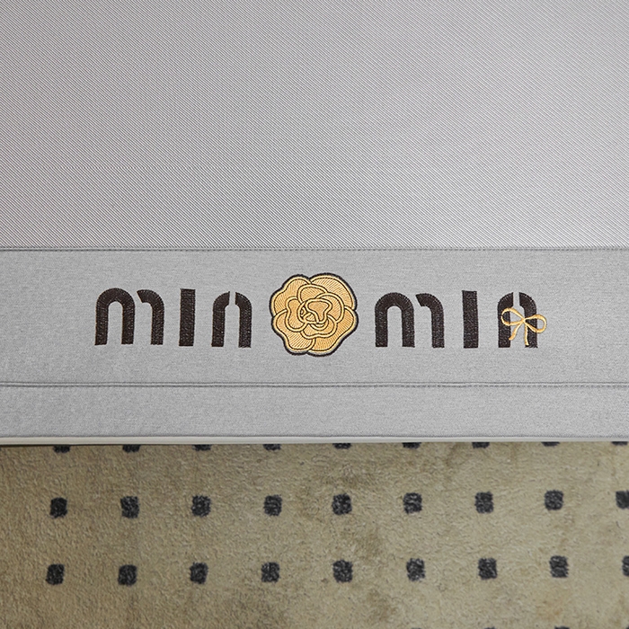 91家纺网 家纺一手货源 找家纺 全季家居 2025新款全季家居5A抗菌min系列凉感冰丝席 床席-银灰