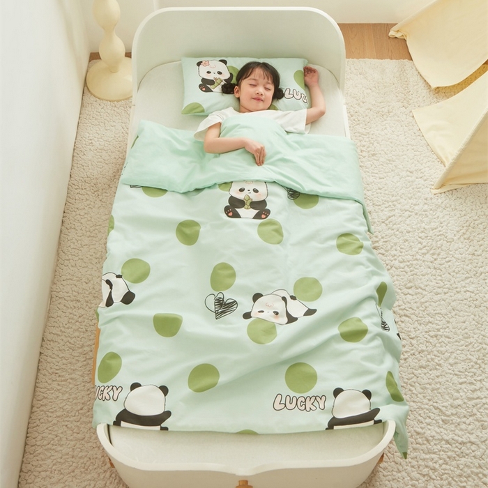 91家纺网 家纺一手货源 找家纺 （总）艾佳宝贝 2025新款A类儿童全棉多功能单被套可拆式夏被