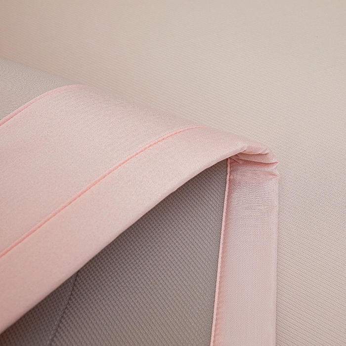 91家纺网 家纺一手货源 找家纺 全季家居 2025新款全季家居5A抗菌min系列凉感冰丝席 床席-淡粉