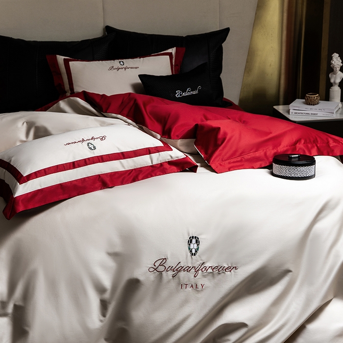 91家纺网 家纺一手货源 找家纺 （总）瑞雪家居 2025新款全棉50S双股长绒棉四件套-宝莱