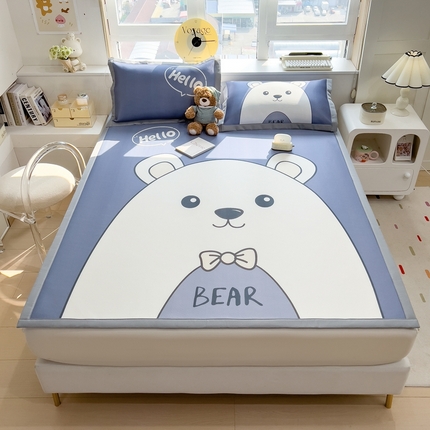 91家纺网 家纺一手货源 找家纺 （总）斯尔顿 2025新款炭光冰丝凉席