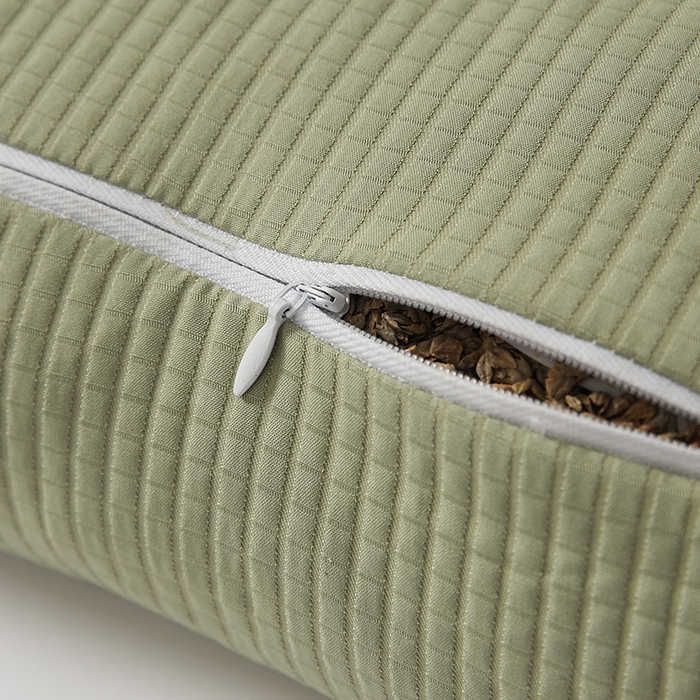 91家纺网 家纺一手货源 找家纺 2025新款星星荞护颈枕枕头枕芯 反牵引护颈枕-一对装（甜荞麦壳）