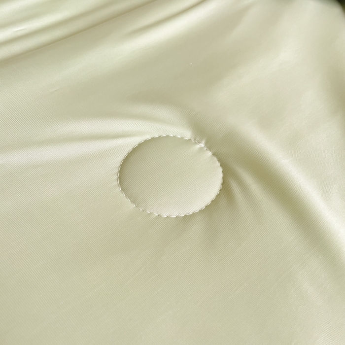 91家纺网 家纺一手货源 找家纺 欧邦2025新款纯色加厚乳胶床笠三件套 方格-果绿