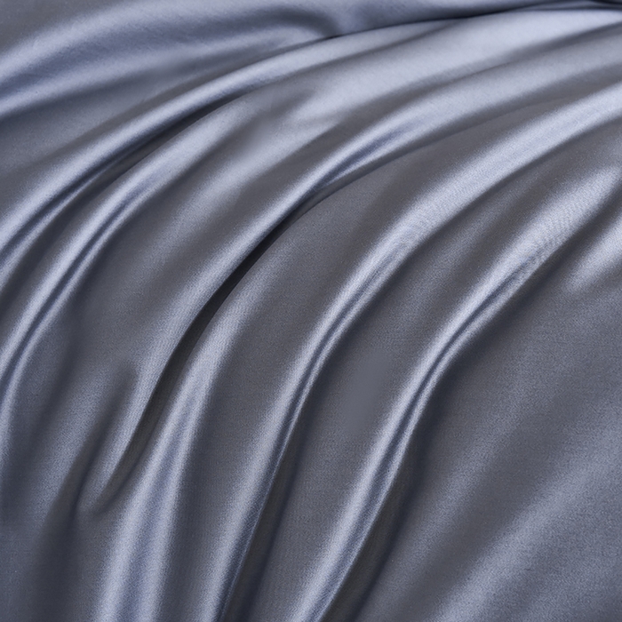 91家纺网 家纺一手货源 找家纺 闲鱼家纺 2025新款亲肤舒适60S黑标A类全棉纯色四件套单被套单床笠-风格一单被套单床笠-风格二 远山灰