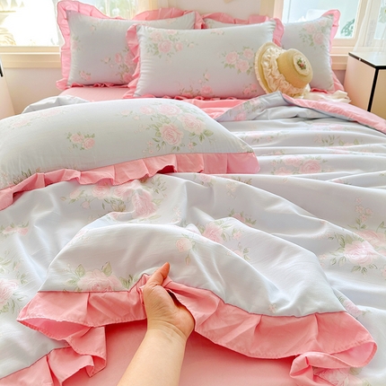 91家纺网 家纺一手货源 找家纺 （总）佳一家纺 2025新款亲肤水洗棉夏被