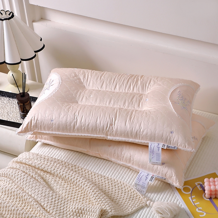 91家纺网 家纺一手货源 找家纺 （总）糖果枕芯 2025新款薰衣草花边护颈枕情侣随礼助眠枕头