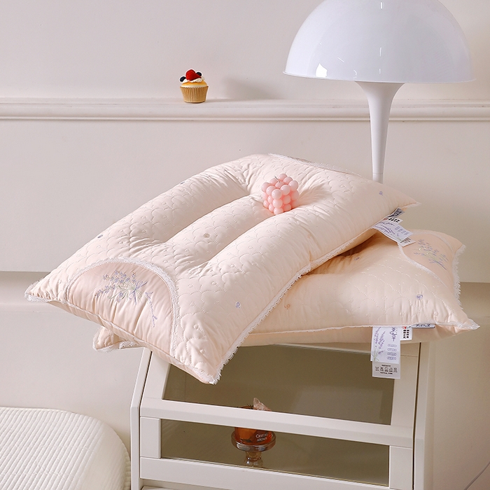 91家纺网 家纺一手货源 找家纺 （总）糖果枕芯 2025新款薰衣草花边护颈枕情侣随礼助眠枕头