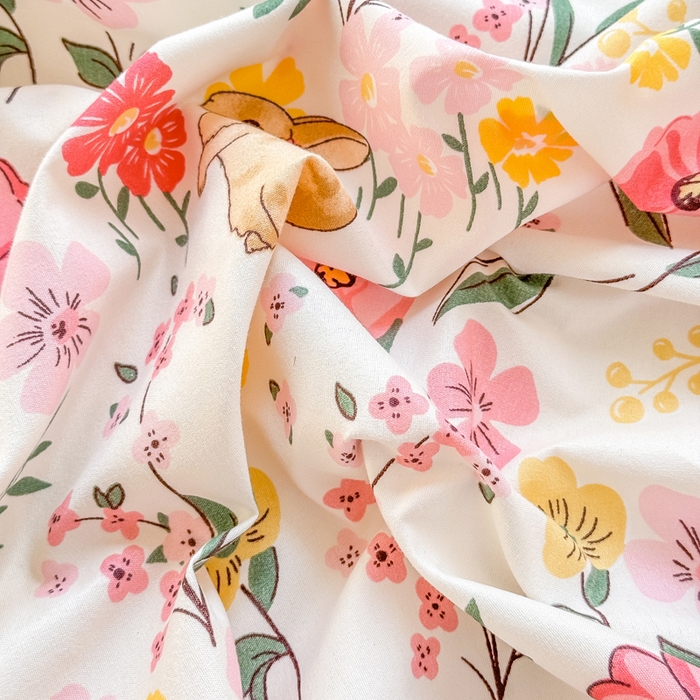 91家纺网 家纺一手货源 找家纺 莎臣豹 2025新款植物羊绒单品单件单床裙可配床裙三件套 玫瑰园