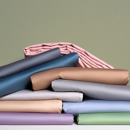 91家纺网 家纺一手货源 找家纺 （总）闲鱼家纺 2025春夏新款小黑标60全棉纯棉四件套系列场景2 单被套被套单件