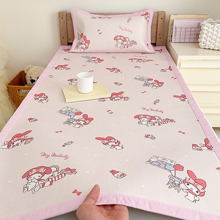 嗨生活 2025新款 正版授权三丽鸥儿童凉席 幼儿园凉席 冰丝席 美乐蒂