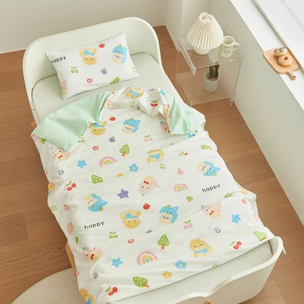 91家纺网 家纺一手货源 找家纺 （总）艾佳宝贝 2025新款A类儿童全棉多功能单被套可拆式夏被四季被子