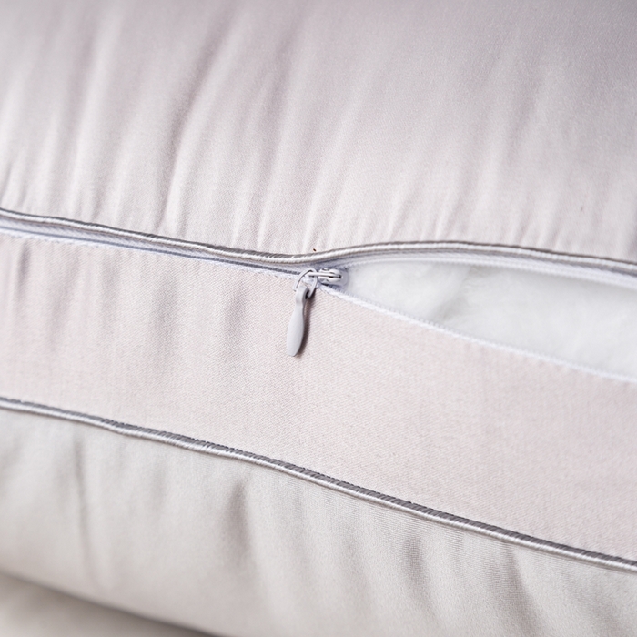 91家纺网 家纺一手货源 找家纺 2025新款婚庆枕芯 同心结缘-灰乳胶枕