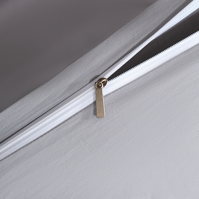 91家纺网 家纺一手货源 找家纺 闲鱼家纺 2025新款亲肤舒适60S黑标A类全棉纯色四件套单被套单床笠-风格一单被套单床笠-风格二 星辰灰