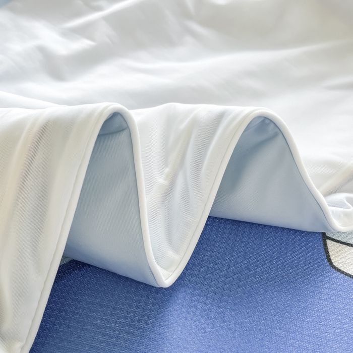 91家纺网 家纺一手货源 找家纺 （总）博雅 2025新款A类大版数码印花冰丝凉席可组合凉感丝夏被-宇航员