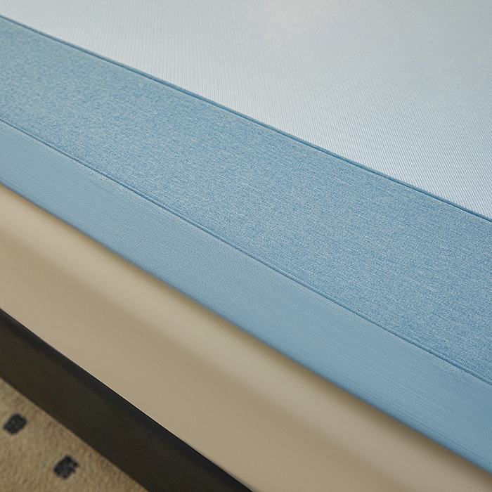 91家纺网 家纺一手货源 找家纺 全季家居 2025新款全季家居5A抗菌min系列凉感冰丝席 床席-天蓝