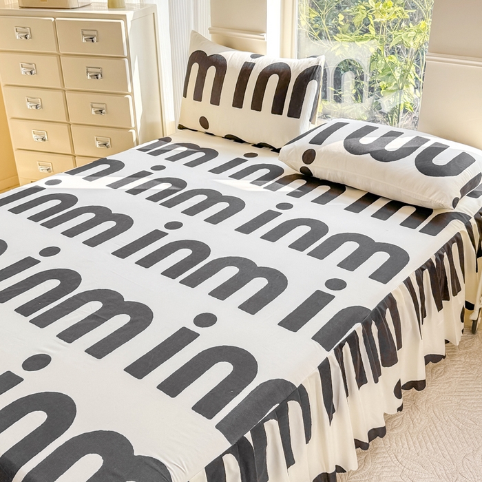 91家纺网 家纺一手货源 找家纺 莎臣豹 2025新款植物羊绒单品单件单床裙可配床裙三件套 克里斯丁