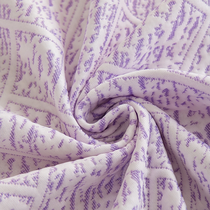 91家纺网 家纺一手货源 找家纺 叠派家纺 2025新款5A抗菌雅致床裙款三件套 雅致床裙款-冰紫