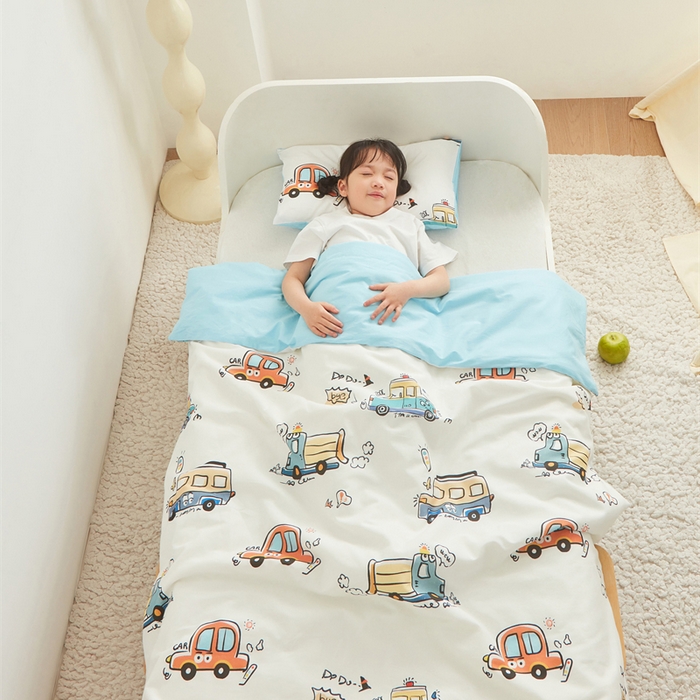 91家纺网 家纺一手货源 找家纺 （总）艾佳宝贝 2025新款A类儿童全棉多功能单被套可拆式夏被四季被子