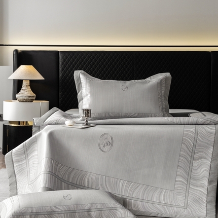 91家纺网 家纺一手货源 找家纺  三味舒屋2025凉感抗菌防螨印花冰丝养生席（新升级7A抗菌） 艾彼灰