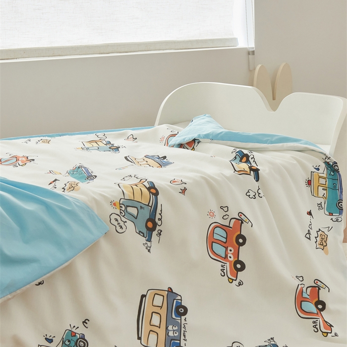 91家纺网 家纺一手货源 找家纺 （总）艾佳宝贝 2025新款A类儿童全棉多功能单被套可拆式夏被四季被子