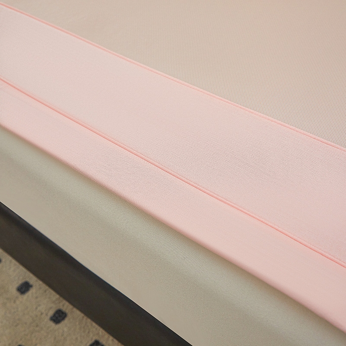 91家纺网 家纺一手货源 找家纺 全季家居 2025新款全季家居5A抗菌min系列凉感冰丝席 床席-淡粉