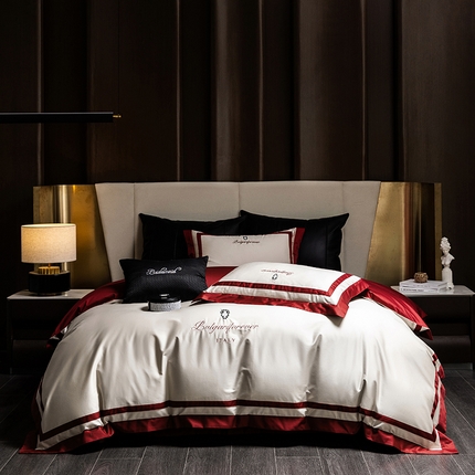 （总）瑞雪家居 2025新款全棉50S双股长绒棉四件套-宝莱