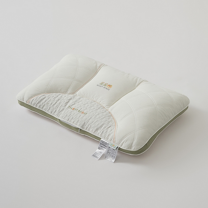 91家纺网 家纺一手货源 找家纺 2025新款星星荞护颈枕枕头枕芯 定型分区护颈枕-单只装（甜荞麦壳）