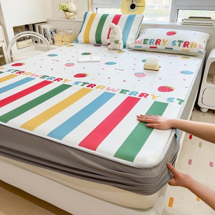 91家纺网 家纺一手货源 找家纺 （总）斯尔顿 2025新款炭光冰丝凉席-床笠款