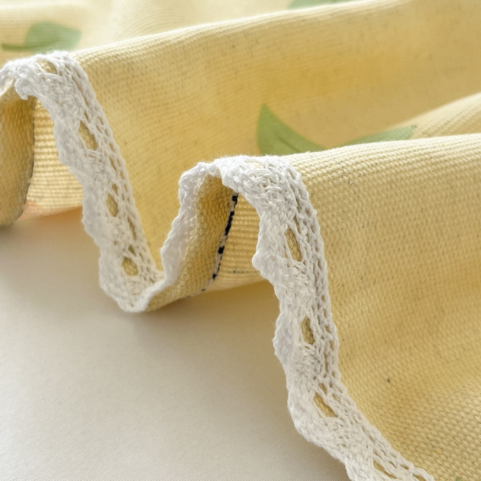 91家纺网 家纺一手货源 找家纺 新印象  2025新款花边老粗布床单款床笠款三件套幸运海鸥