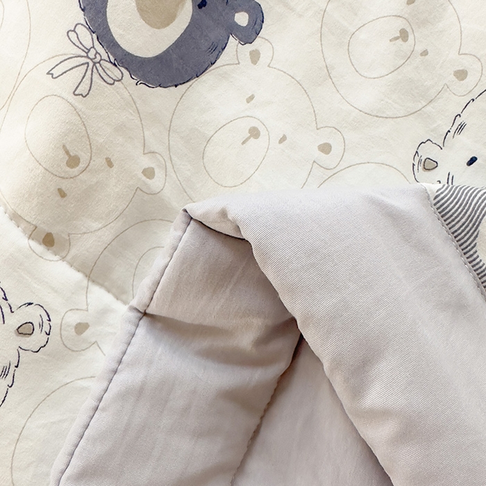 91家纺网 家纺一手货源 找家纺 西域种棉人·千百笠 2025新款A类新疆棉花夏凉被加宽包边水洗棉卡通印花吸湿透气棉花夏被空调被 凌香 小熊