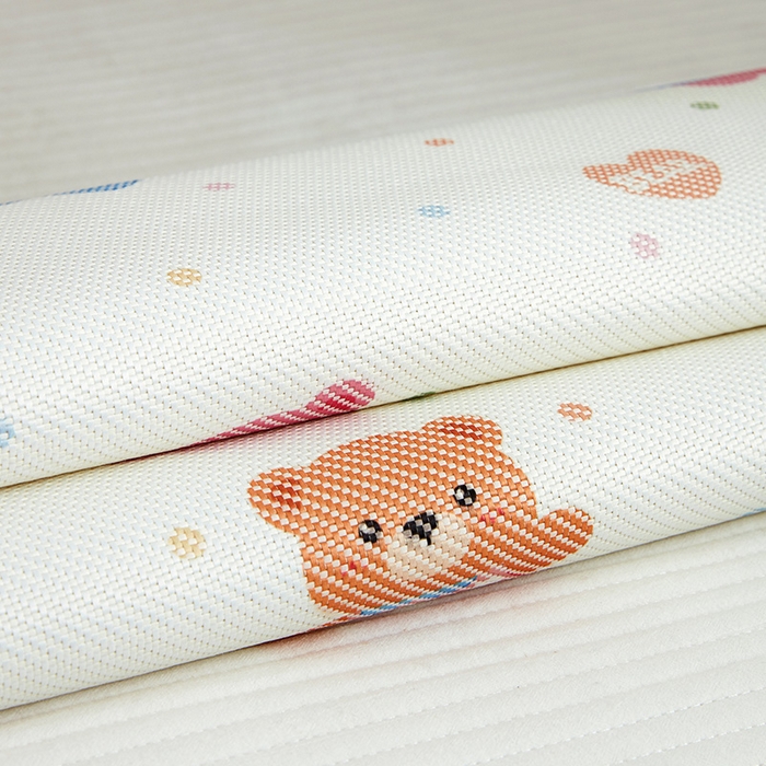 91家纺网 家纺一手货源 找家纺 嗨生活 2025新款A类儿童冰藤枕套 幼儿园枕套 儿童枕套 开心小熊