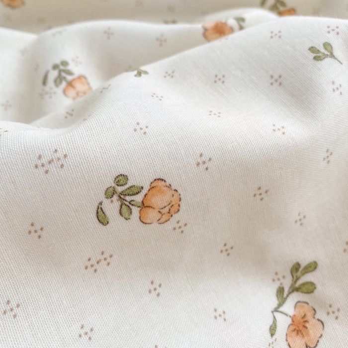 91家纺网 家纺一手货源 找家纺 潮邦 2025新款全棉双层纱多功能盖毯 秋之花