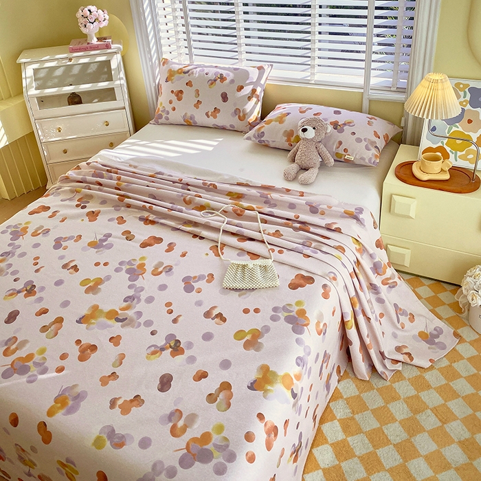 91家纺网 家纺一手货源 找家纺 爱彼家纺 2025新款锦柔老粗布席子凉席床单 露西亚