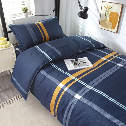 91家纺网 家纺一手货源 找家纺 悦织湾家纺 2025新款印花学生宿舍亲肤芦荟棉三件套单双人四件套轻奢印花磨毛床上用品 真爱永恒